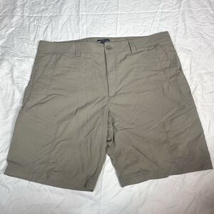 Gander Mountain Khaki Shorts Size 42 Rip Stop Small Stains